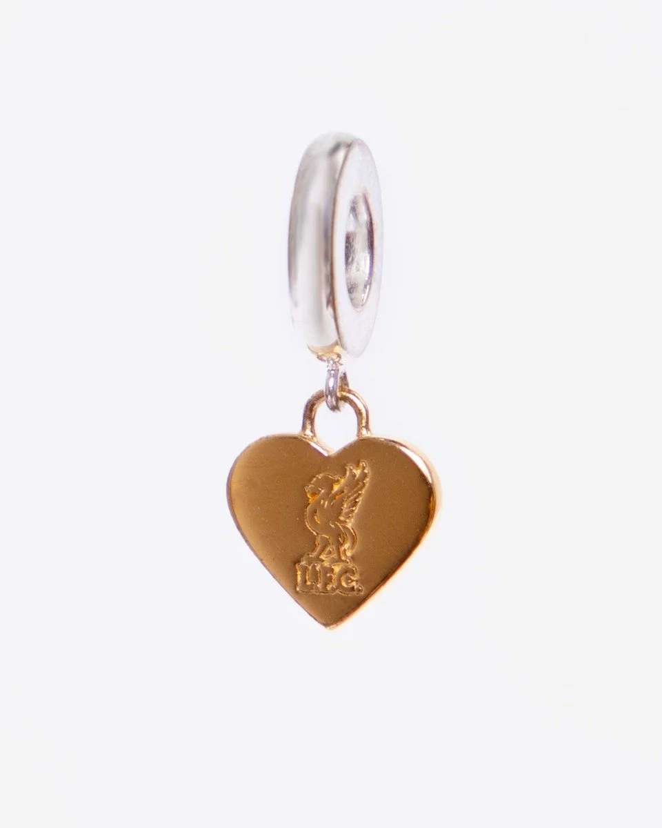 Liverpool FC Two-Tone Heart Charm - £21.00