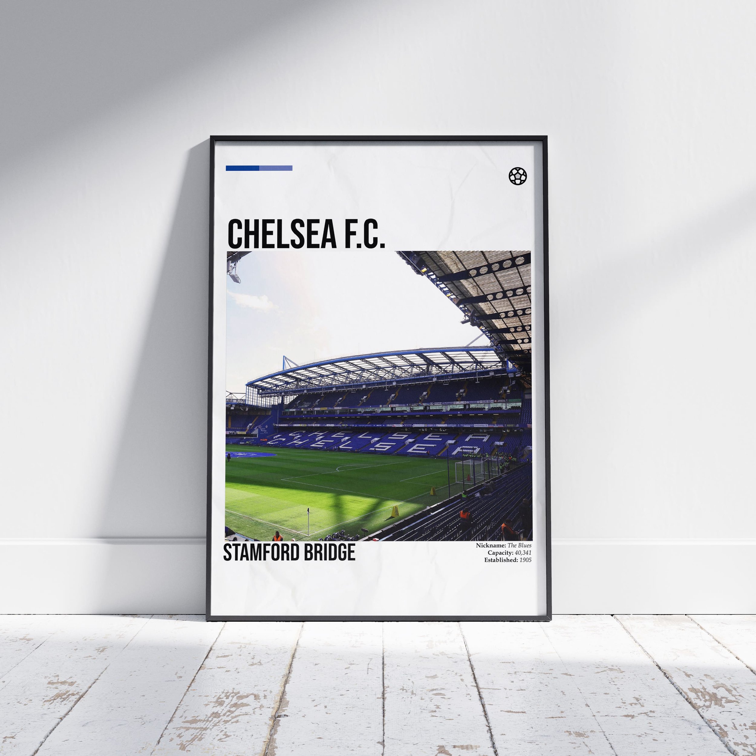 Chelsea FC Stamford Bridge Stadium Football Poster A3 Print - £23.99