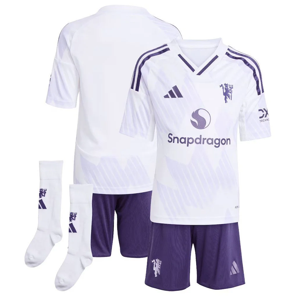 Manchester United adidas Away Minikit 2025-26 - £35.00