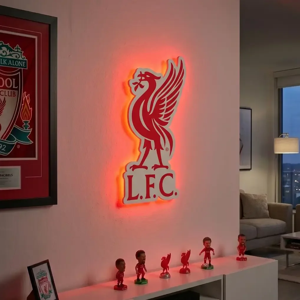 Liverpool Crest LED Backlit WallLite - Printed  on 5mm Foamex Board
 £60.00 