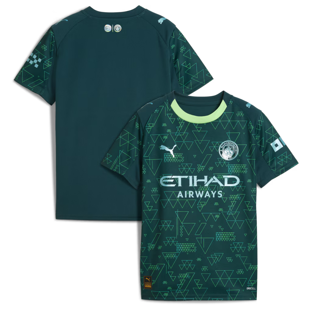 Manchester City PUMA Fourth Shirt 2025-26 - Kids - £60.00