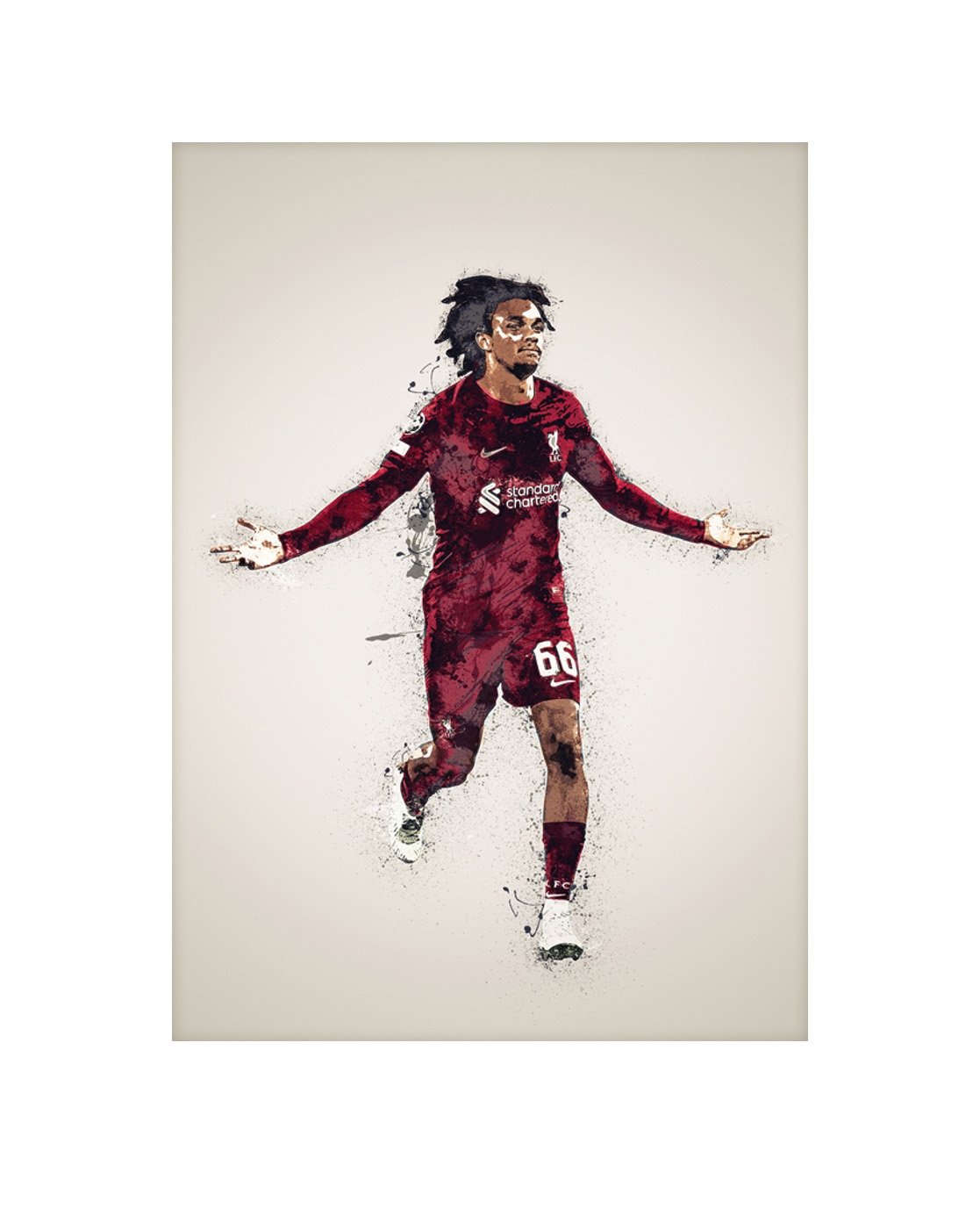 Trent Alexander-Arnold 50cm x 70cm Framed Fine Art - £164.24