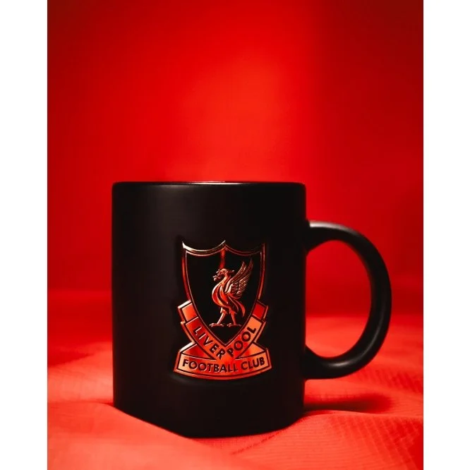 LFC Matte Gold Crest Mug - £12.00