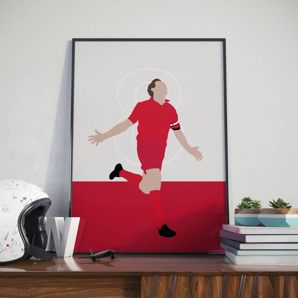Steven Gerrard Liverpool FC Poster Print A3 Framed Print - £51.00