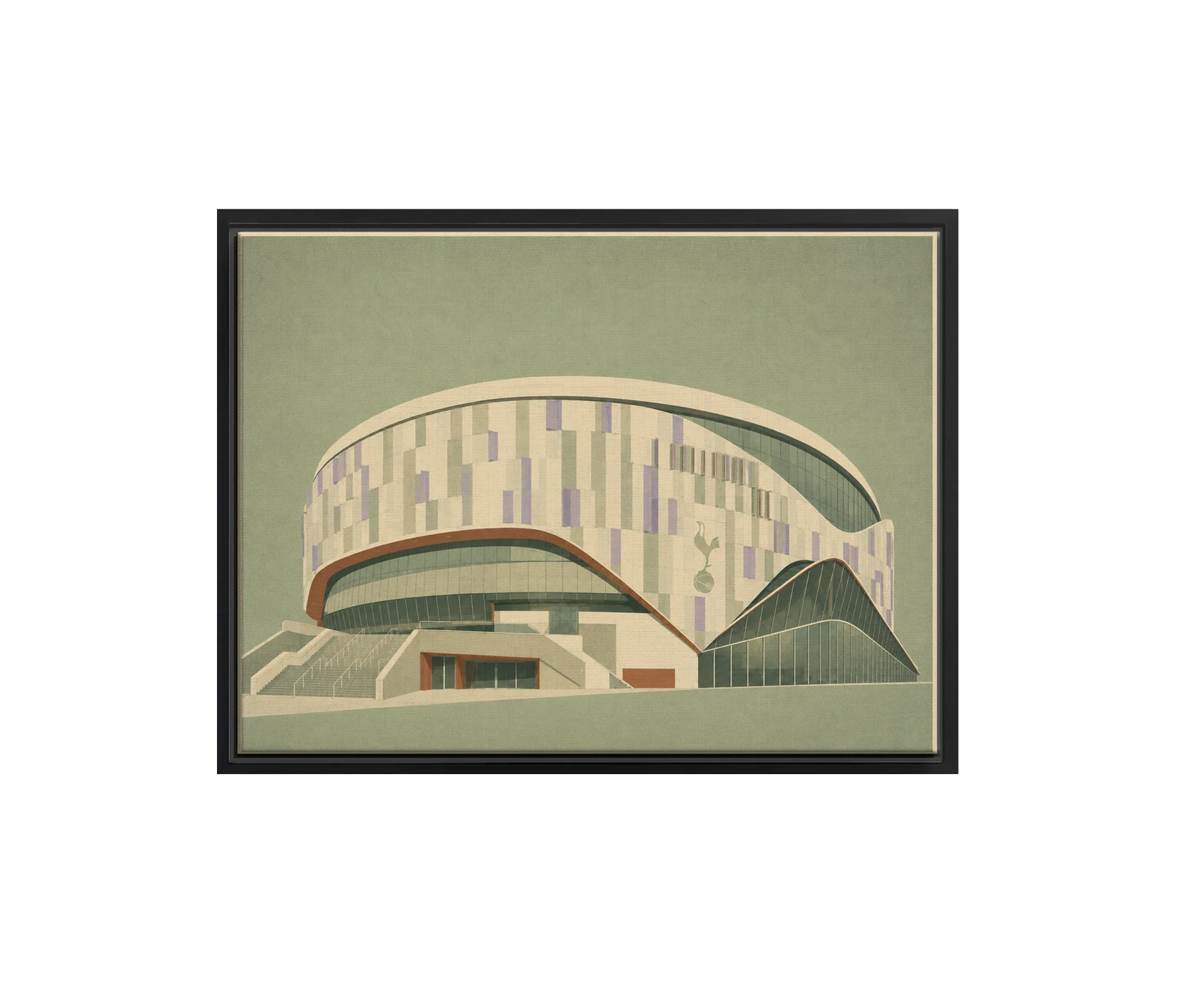 Tottenham Hotspur Stadium Canvas Print 35cm x 28cm Black Frame
 £79.95 