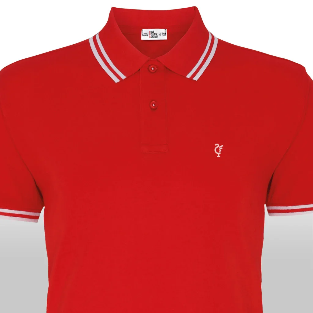 Liverpool Scouse 77 Polo Red/White - ~£38.40