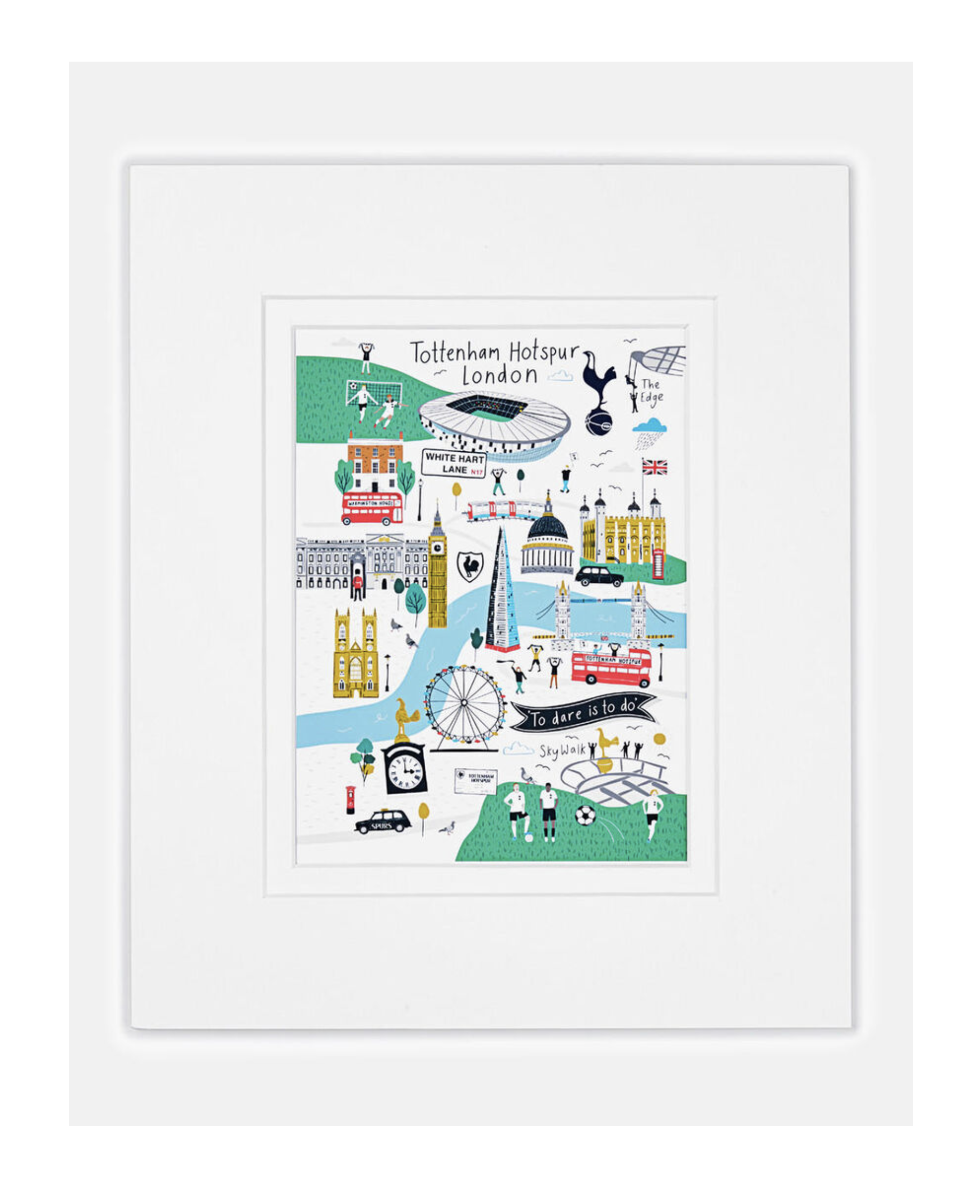 Spurs London Map Print - £15.00