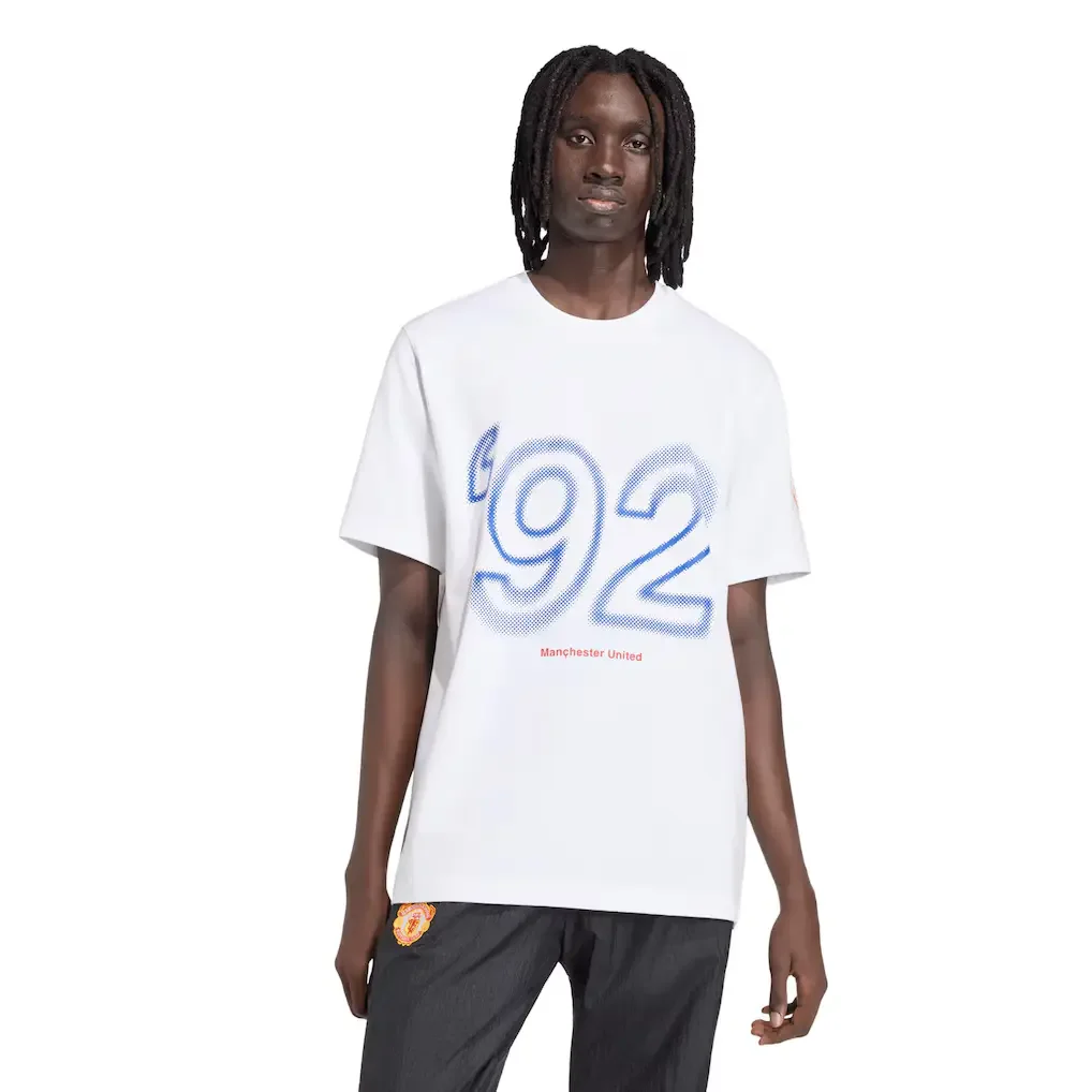 Manchester United adidas Originals 1990 Away T-Shirt - White - £35.00