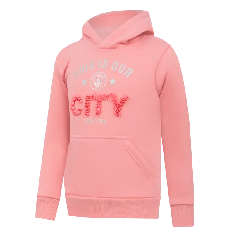 Kids’ Manchester City Petal Glitter Hoodie - £24.00