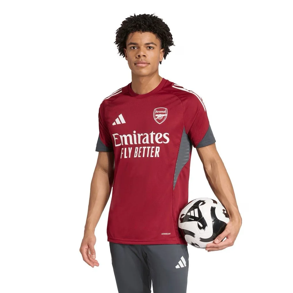 Arsenal adidas European Training Jersey - Burgundy - £45.00