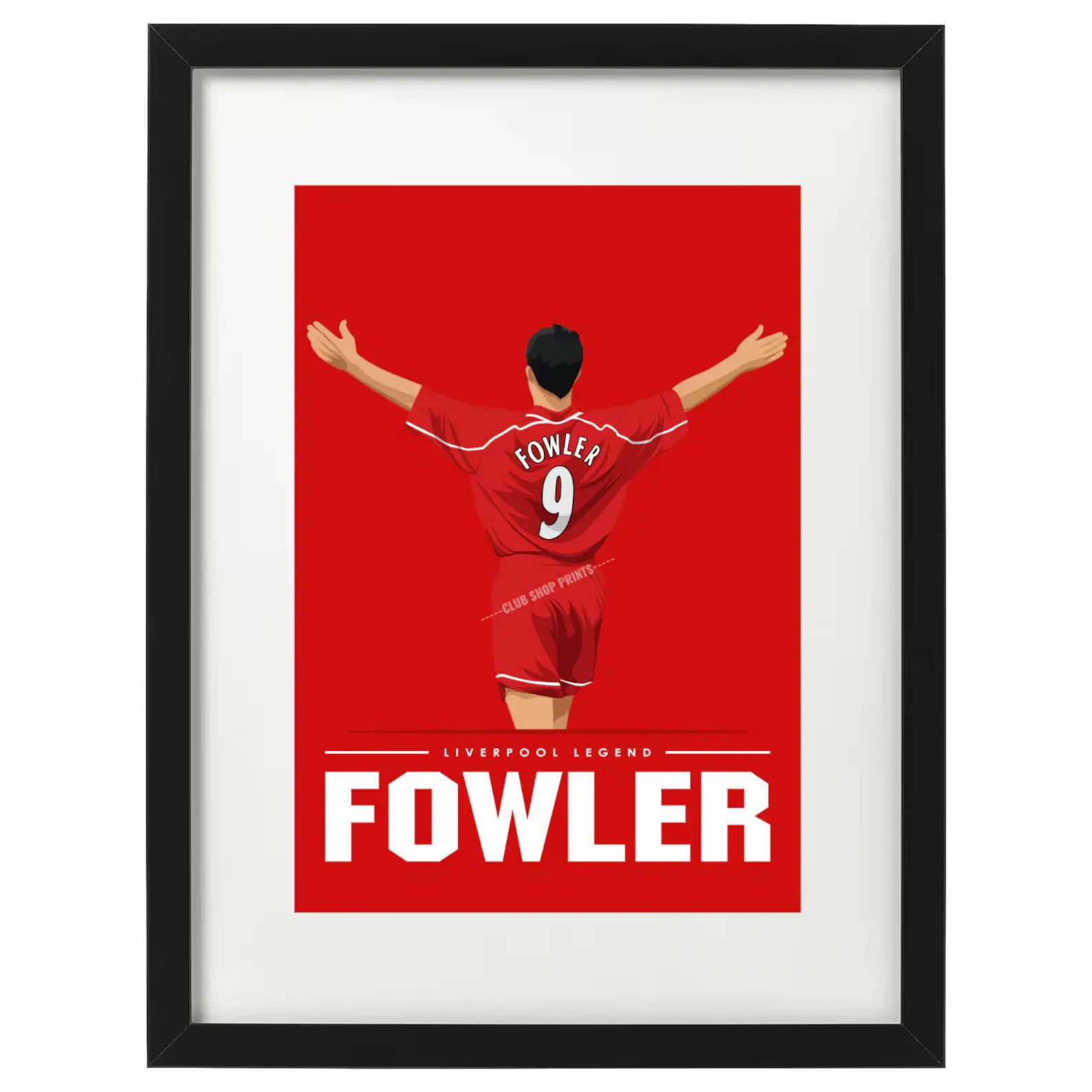 Robbie Fowler A4 Art Print - £9.99