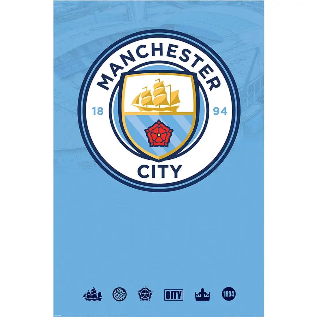 Manchester City FC Crest Poster
 £17.00 