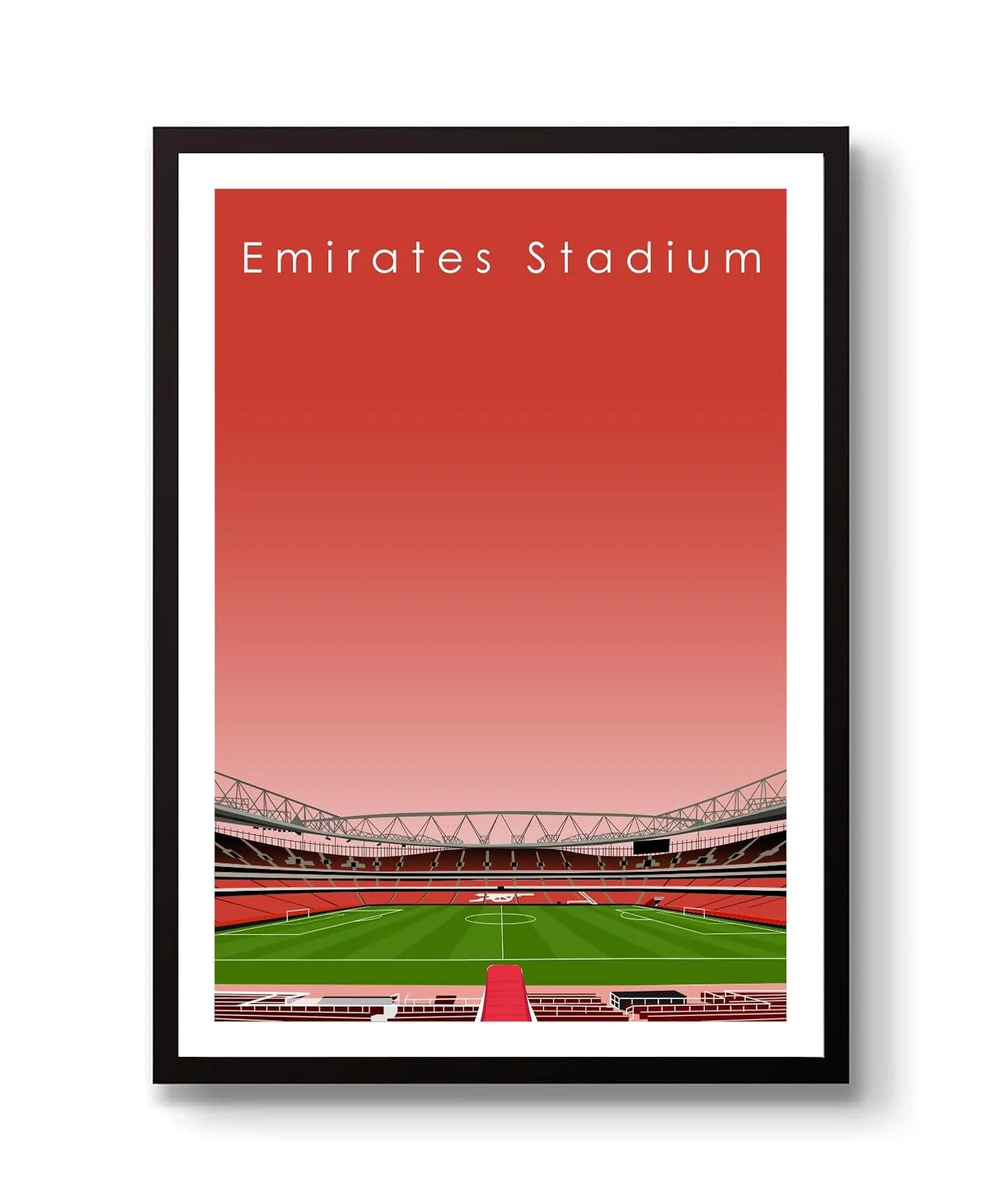 Arsenal FC Emirates Stadium Art Unframed A3 Print - £18.99