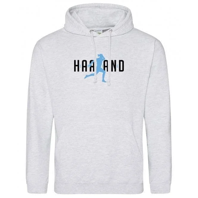 Haaland Celebration Light Grey Hoodie - £39.99