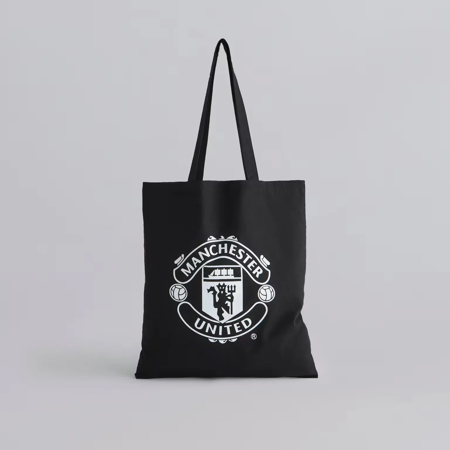 Manchester United Cotton Tote Black - £5.00