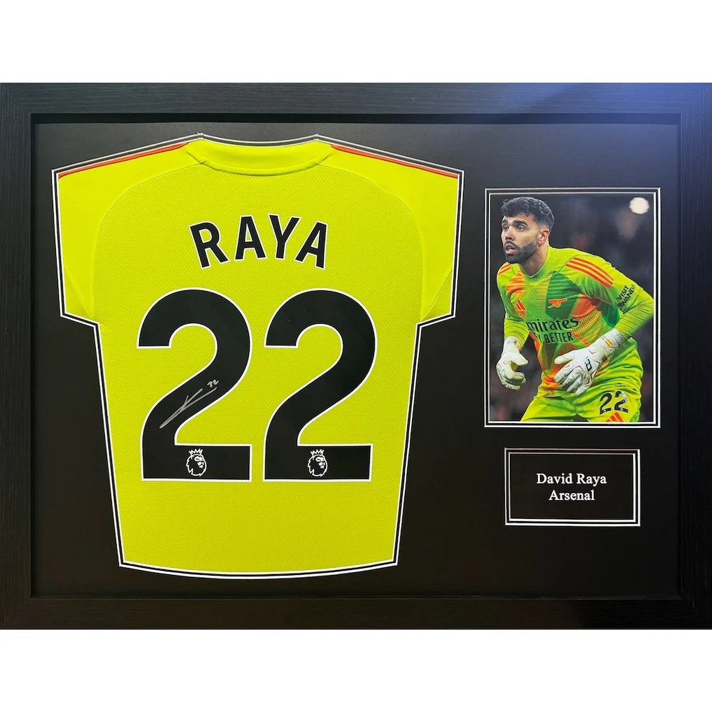 Arsenal David Raya Signed Goalkeeper Shirt - £350.00