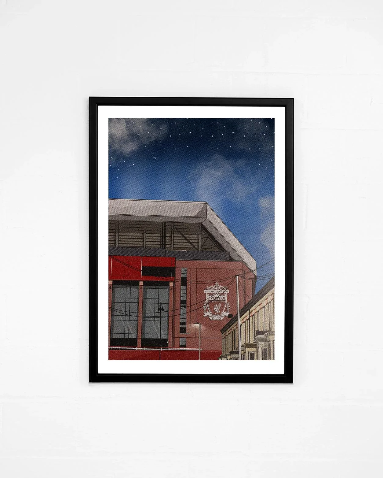 Anfield Liverpool Poster Under The Lights Print A3 Framed
 £30.00 