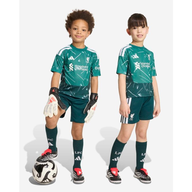 LFC adidas Kids 26/27 Home Goalkeeper Mini Kit
 £50.00  