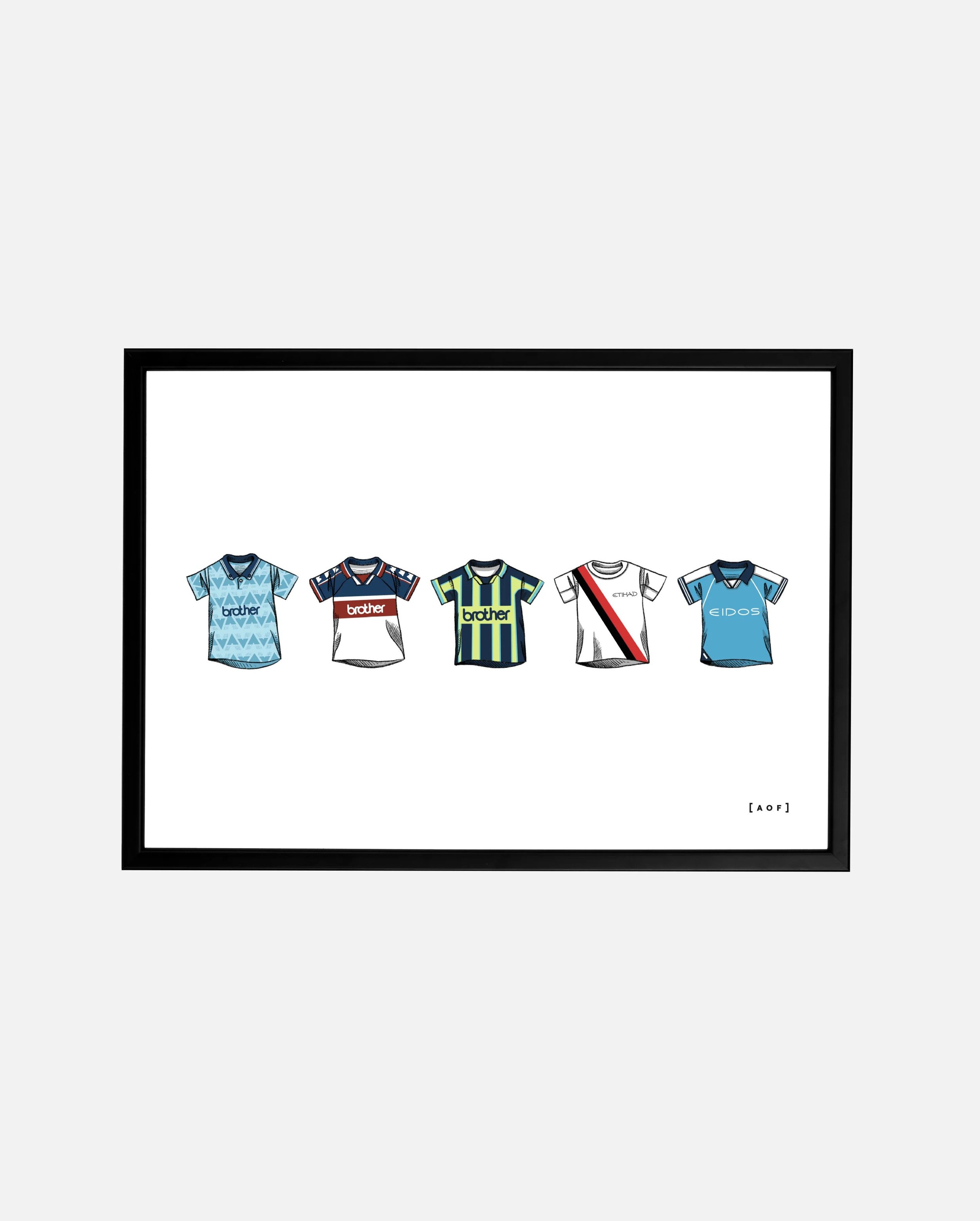 MCFC Classics Print A4 Framed - £40.00