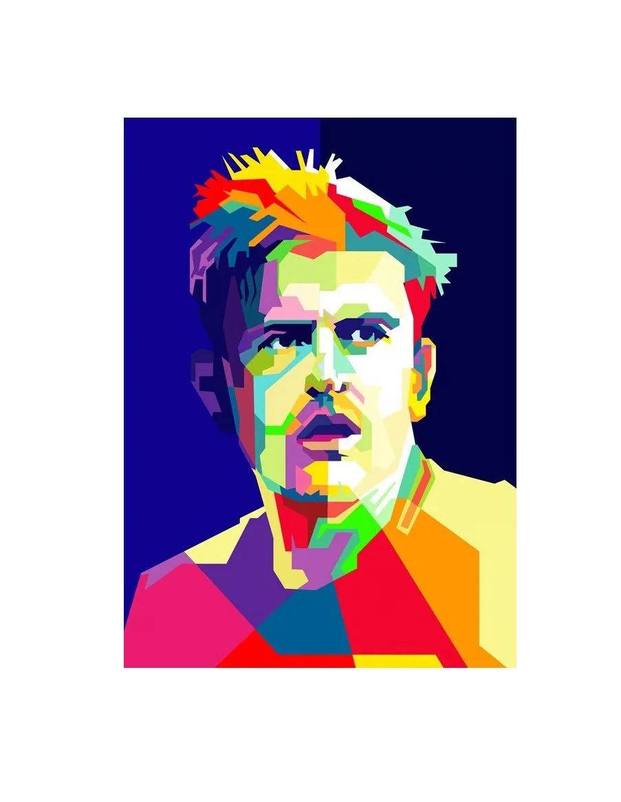 Harry Maguire | Manchester United FC | 21cm x 30cm Canvas Wall Art print - £32.57
