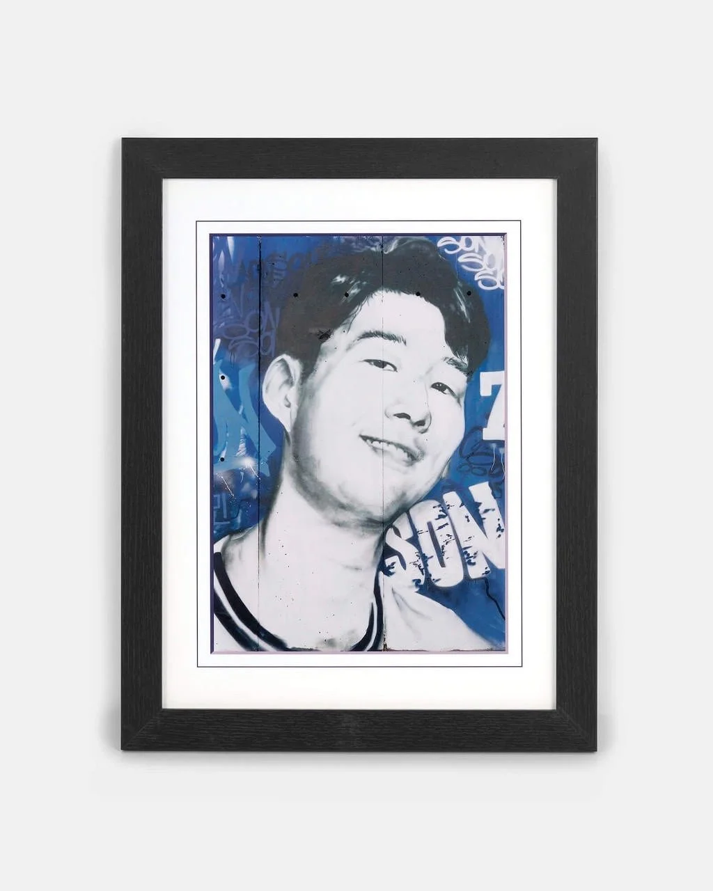 Spurs Son Graffiti Collection Portrait Framed Print - £15.00