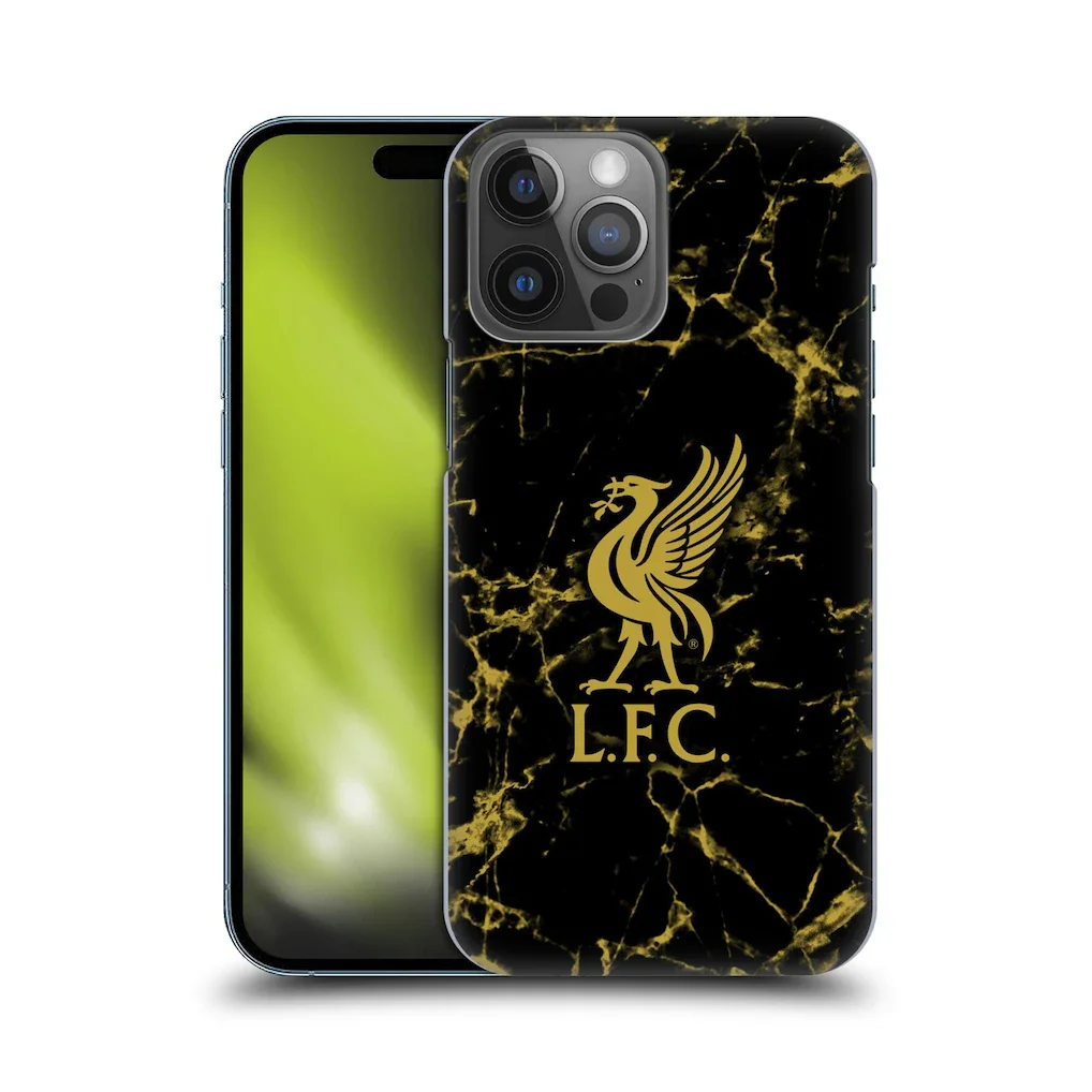 Liverpool Liverbird Marble Phone Case | Black/Gold | iPhone - £15.00