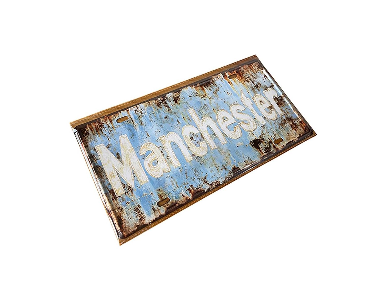 Vintage Metal Manchester City Sign - £6.99