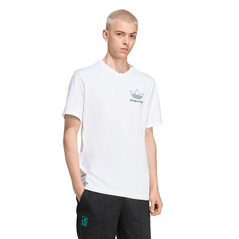 Liverpool adidas Icon Graphic T-Shirt - White - £35.00