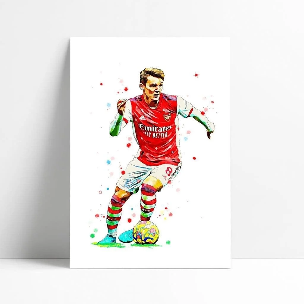Arsenal | Martin Odegaard Art Print
£13.99