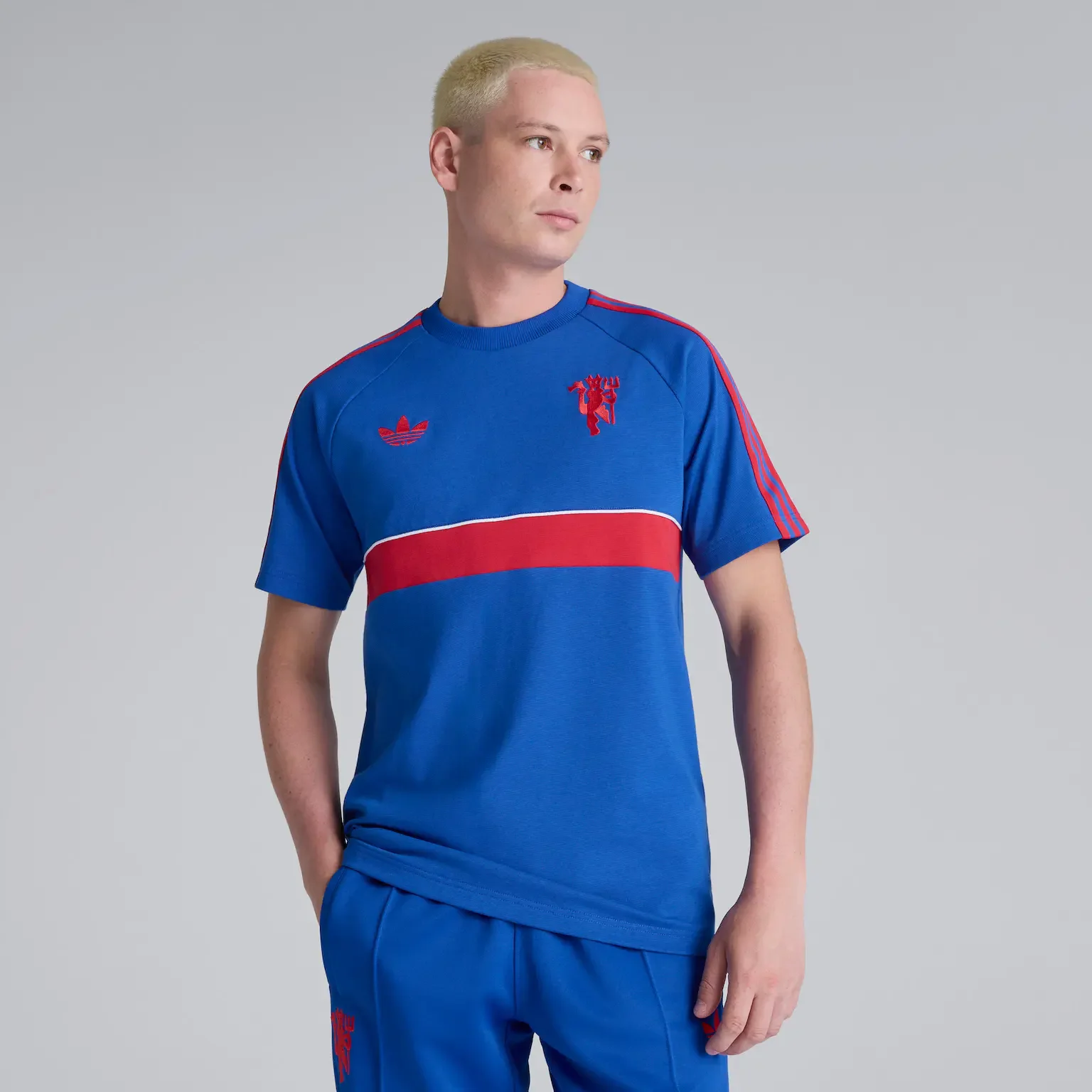 Manchester United x adidas Originals T-Shirt Blue
 £45.00 