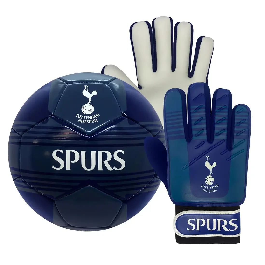 Tottenham Hotspur FC Kids Size 4 Football & Goalkeeper Gloves
 £24.99 