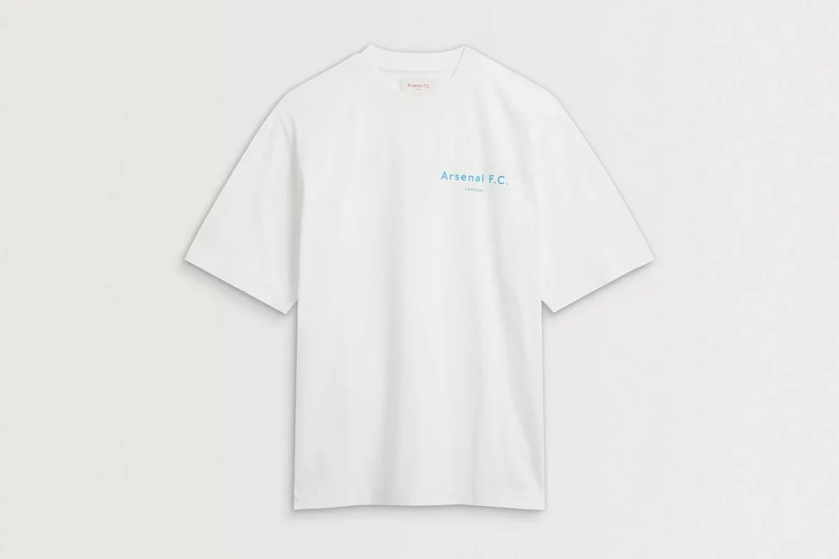 Arsenal Unisex Chapman T-Shirt in White - £35.00