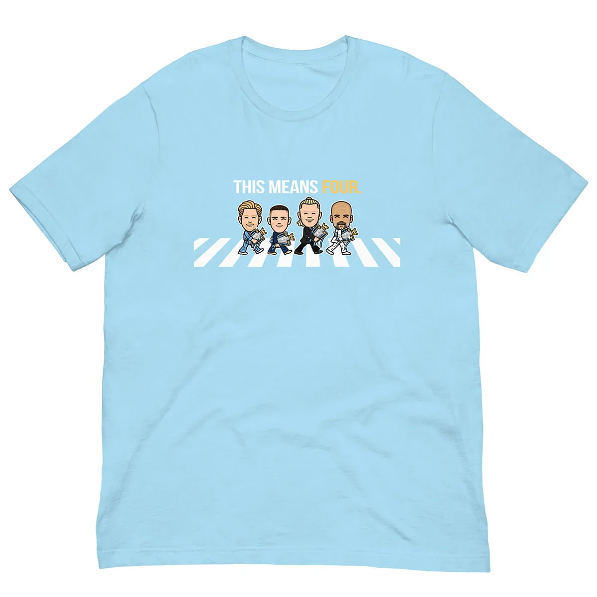 4 In A Row Champions Sky Blue T-shirt
 £28.00 