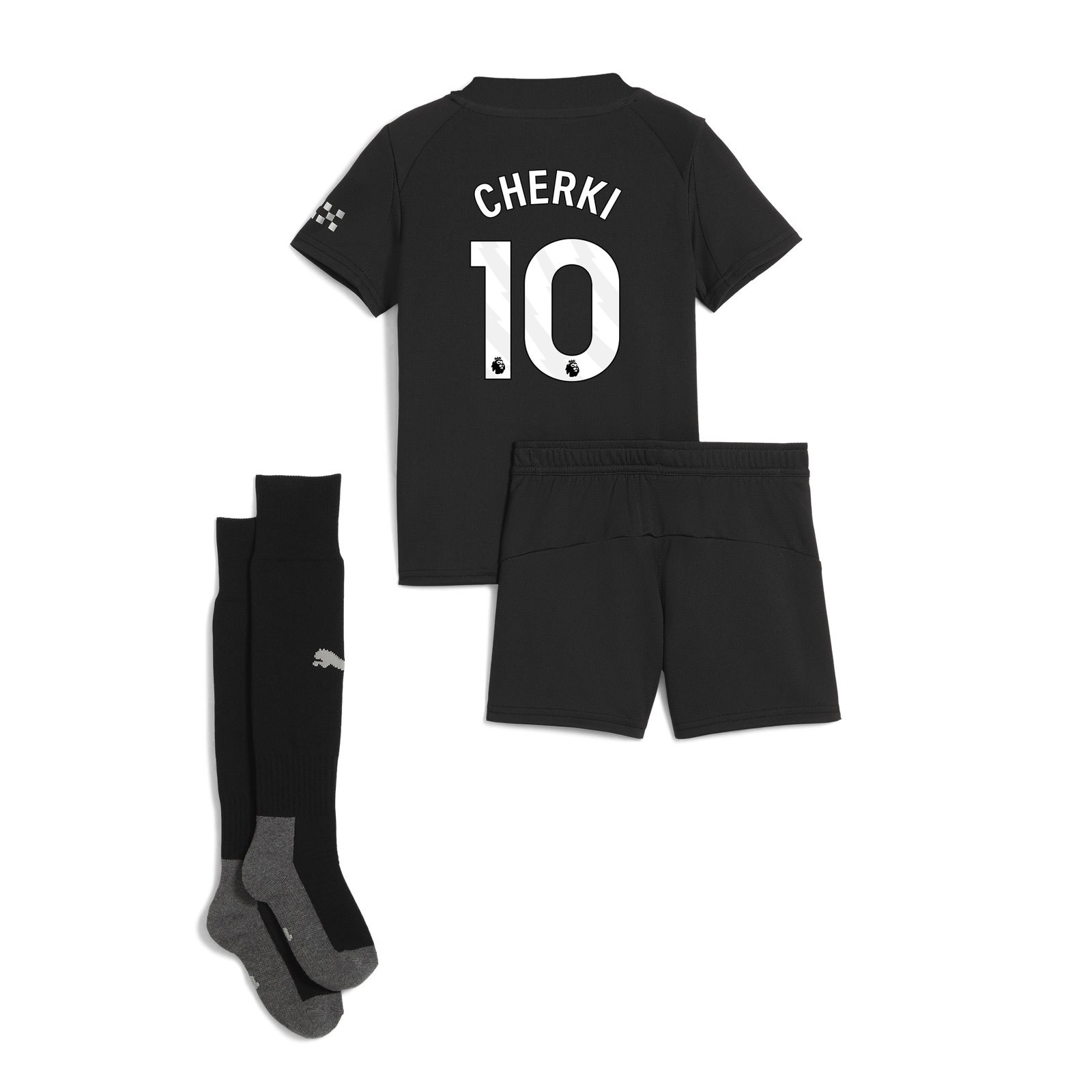 Manchester City Away Mini Kit 2025/26 With CHERKI 10 Printing - £76.00