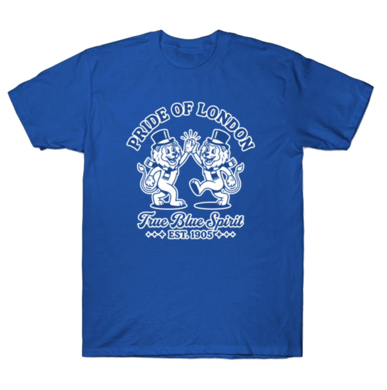 Pride of London Chelsea FC Vintage Retro Lions T-Shirt - £21.00