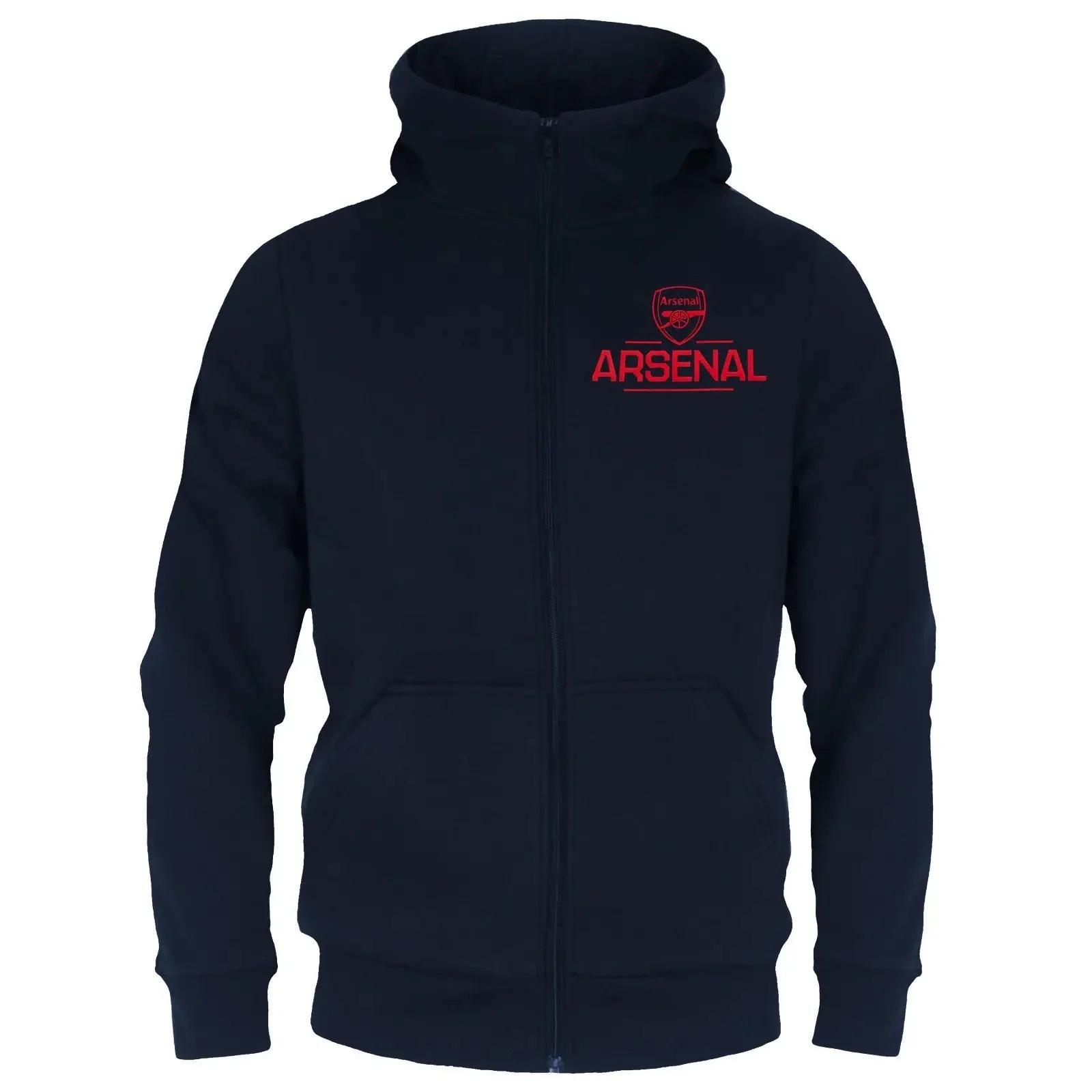 Arsenal FC Boys Hoody Zip Fleece Kids OFFICIAL Football Gift £29.99