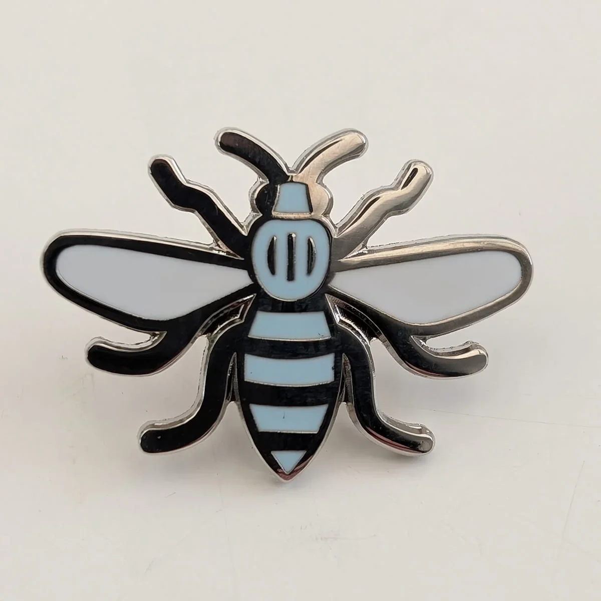 City Blue Bee Pin Badge
 £3.49  