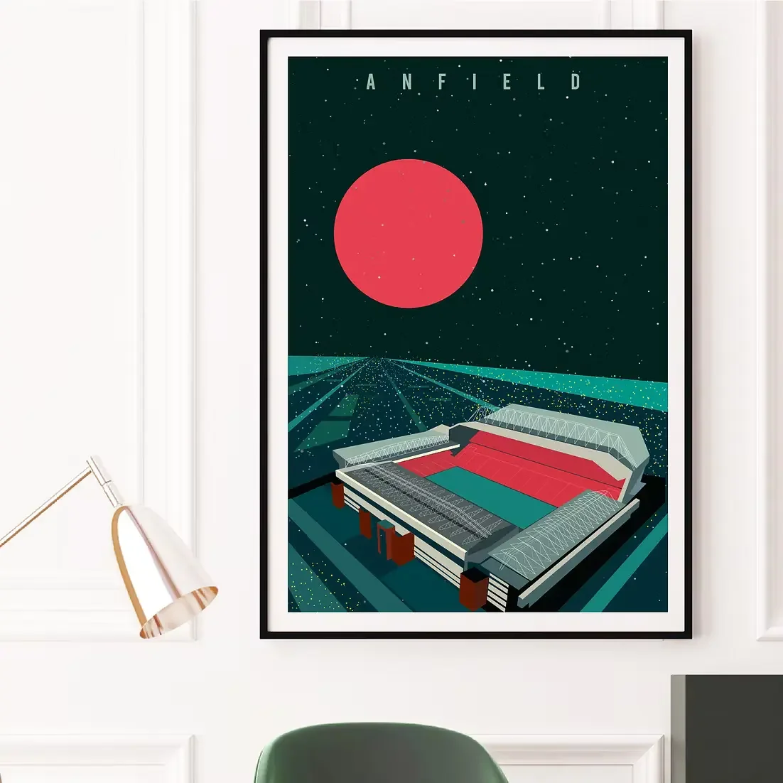 Liverpool FC Anfield Stadium Illustrated Art Print A3 Portrait
 £25.00 