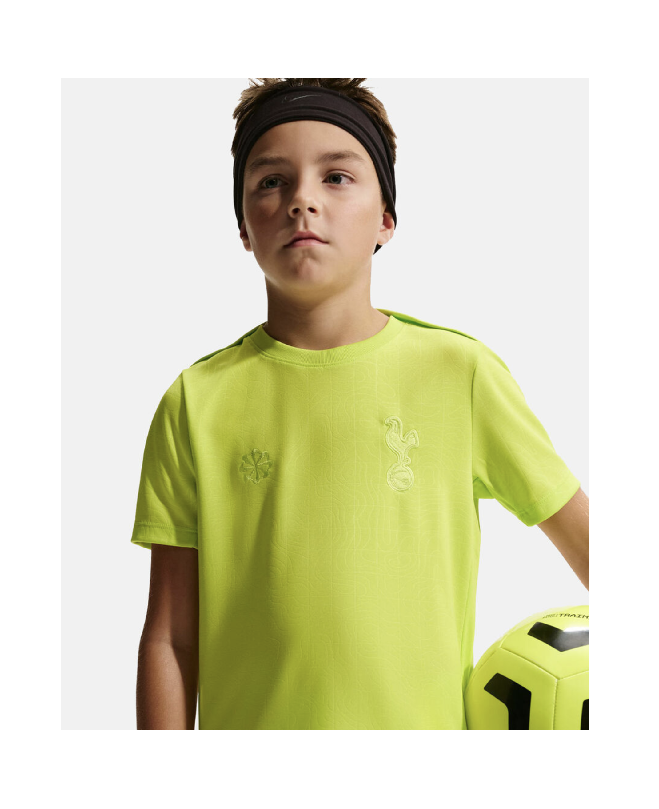 Spurs Nike Youth Size XL Yellow Warm Up T-Shirt - £50.00