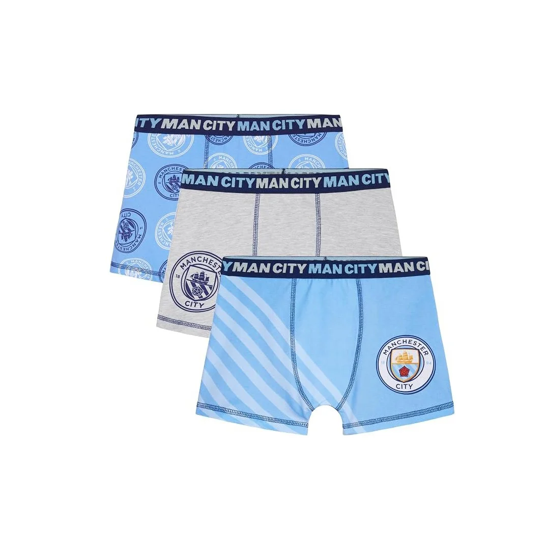 Manchester City FC Boys Boxer Shorts 3 Pack
 £10.99  
