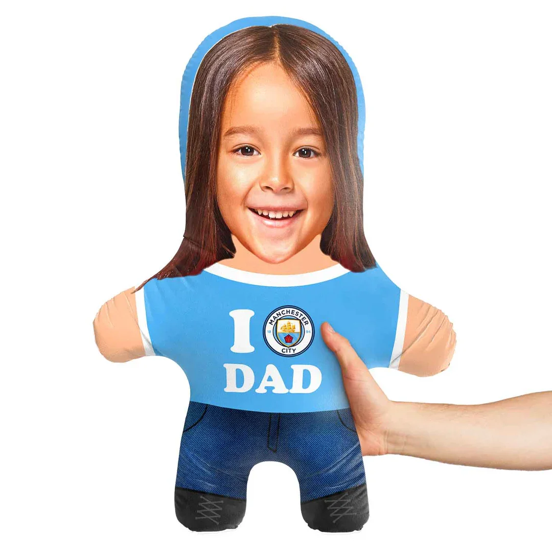 Personalised I Love Dad Manchester City FC Cushion 
 £29.99  
