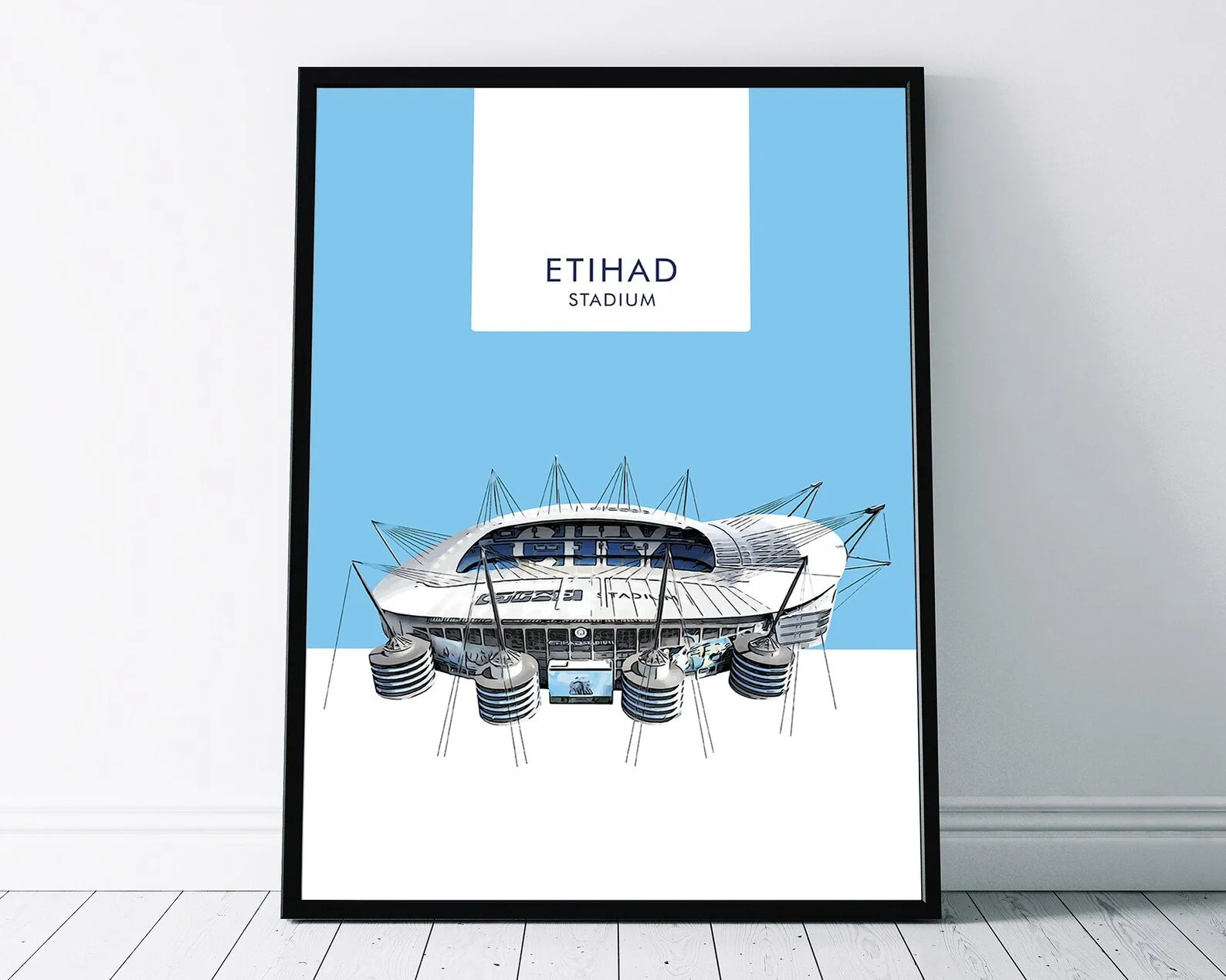 Manchester City Etihad Stadium Wall Art A4 Framed
 £22.00 