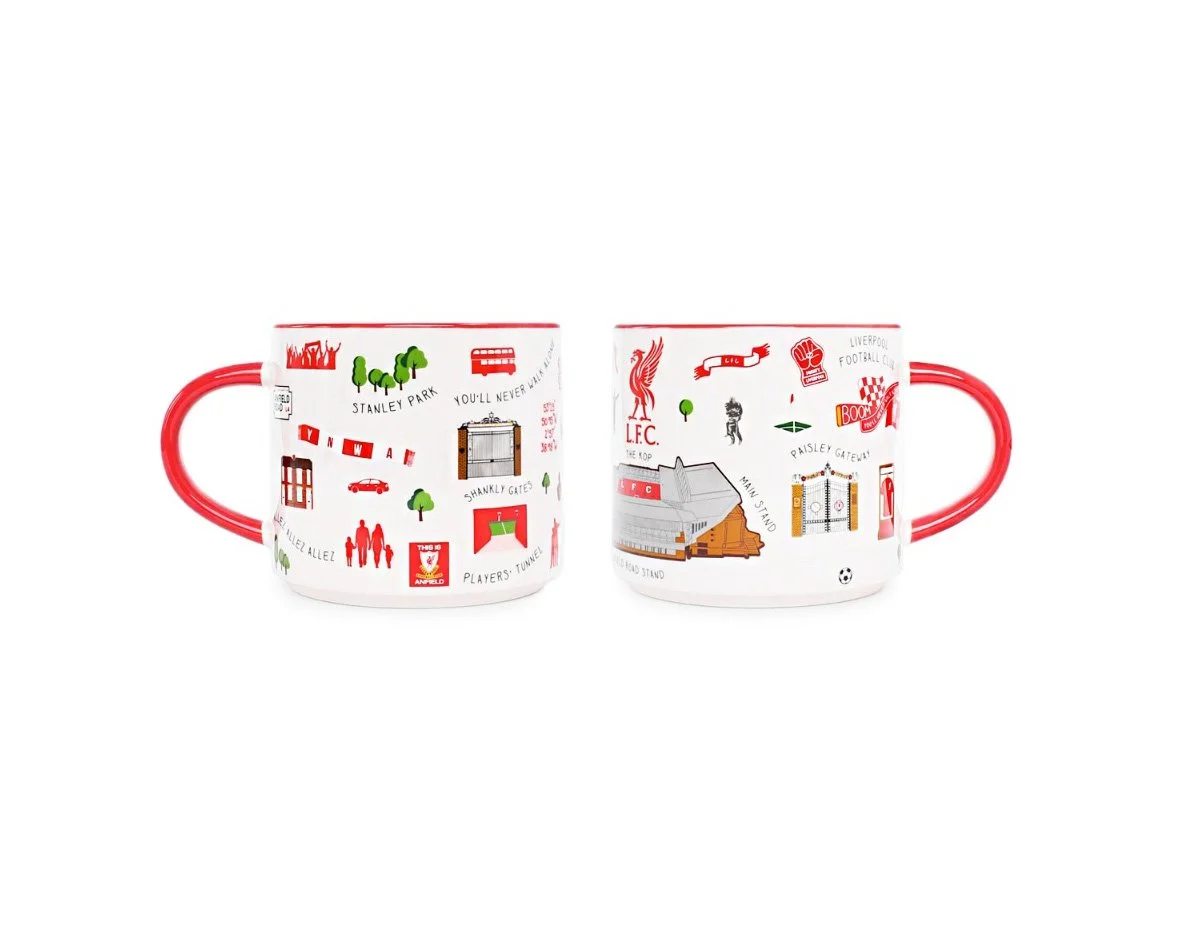 LFC Landmarks 2Pk Mugs - £20.00