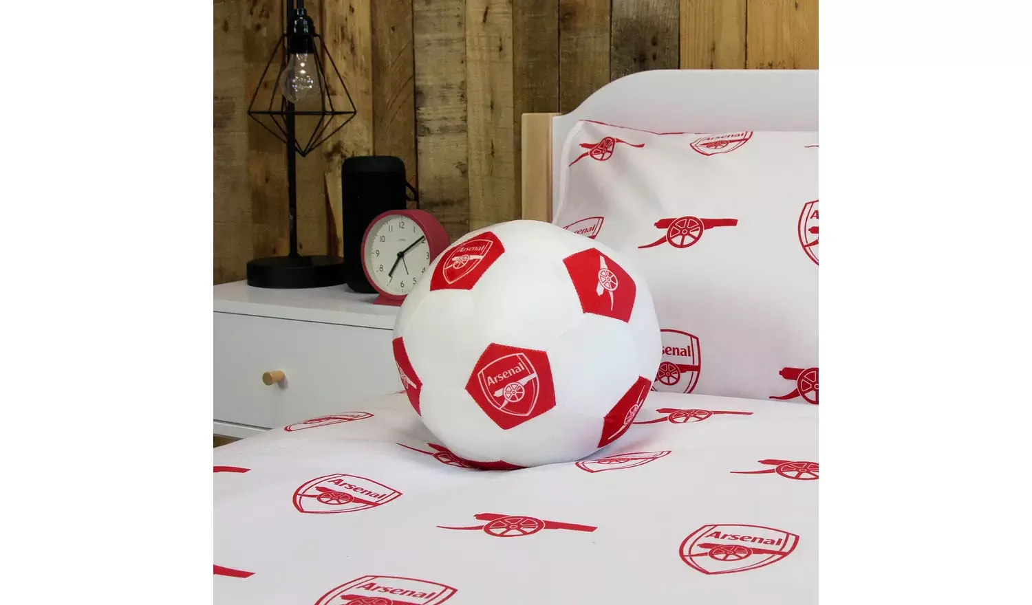 Arsenal FC Football Shaped Cushion 
 £14.00  