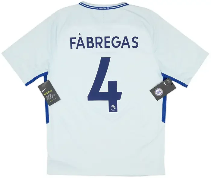 2017-18 Chelsea FC Away Shirt Fabregas #4 (M) - £124.99