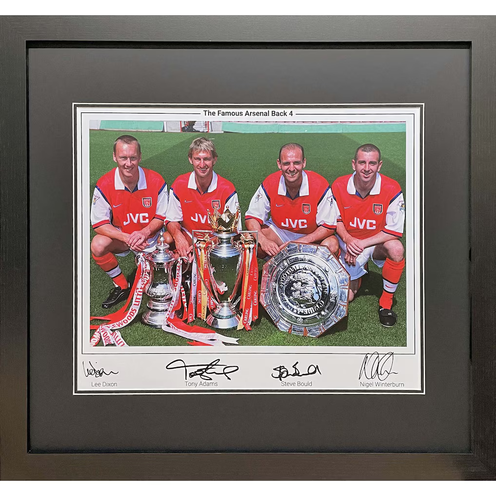 The Arsenal Back 4 Signed Photo | Framed - £195.00
