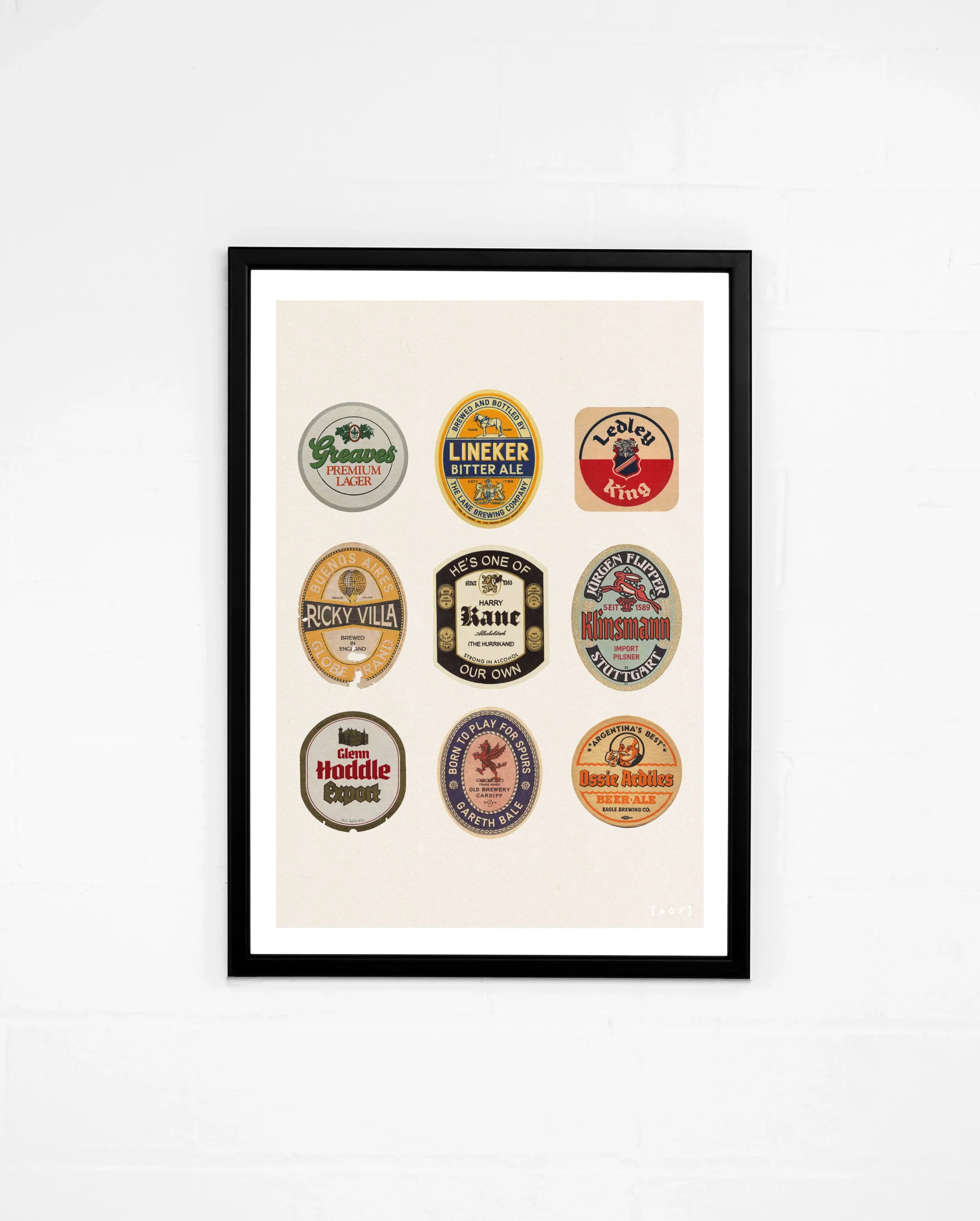 Brewed At The Lane | Tottenham Hotspur FC | A3 Framed Art Print - £55.00