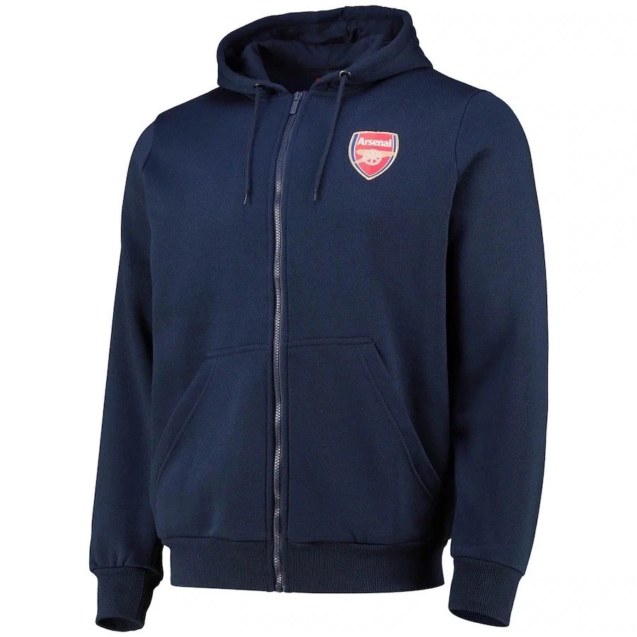 Arsenal Full Zip Hoodie - Navy - Mens £45