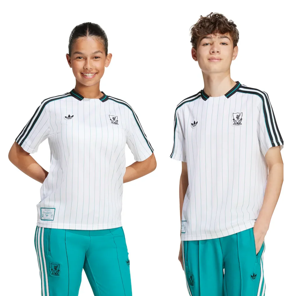 Liverpool adidas Icon Jersey - White - Kids - £45.00
