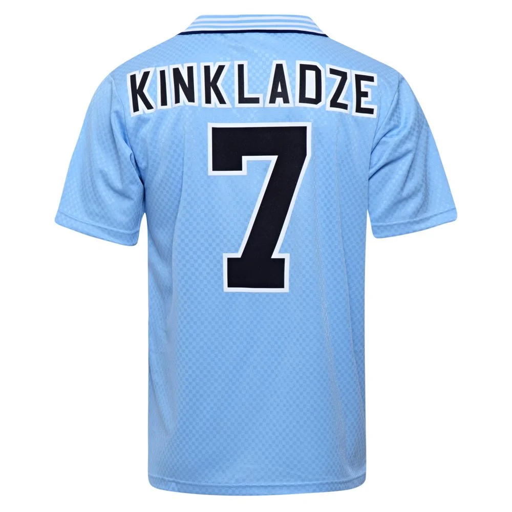 Manchester City 1996 No7 Kinkladze Football Shirt - £50.00